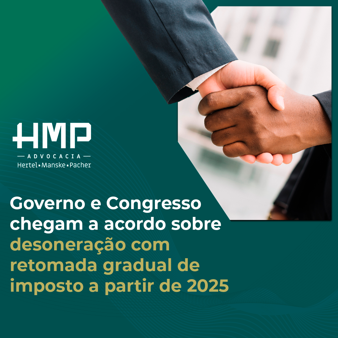 Governo e Congresso chegam a acordo sobre desoneração com retomada gradual de imposto a partir de 2025