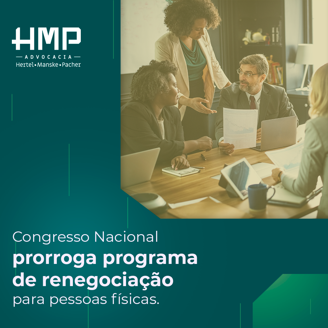 Congresso Nacional prorroga programa de renegociação para pessoas físicas