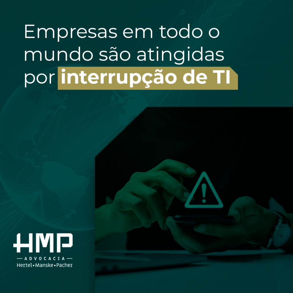 Empresas em todo o mundo são atingidas por interrupção de TI 1 Empresas em todo o mundo são atingidas por interrupção de TI