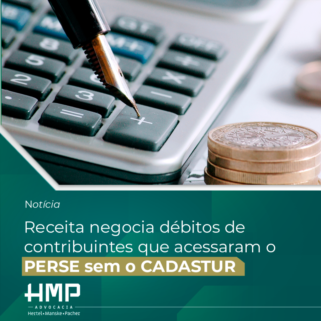 Receita negocia débitos de contribuintes que acessaram o PERSE sem o CADASTUR 23 Receita negocia débitos de contribuintes que acessaram o PERSE sem o CADASTUR