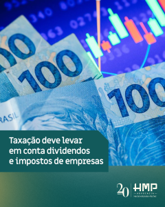 Taxação deve levar em conta dividendos e impostos de empresas