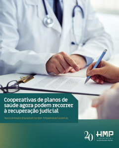 Cooperativas operadoras de planos de saúde podem pedir recuperação judicial