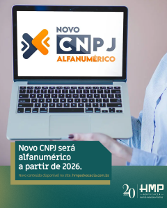 Novo CNPJ alfanumérico