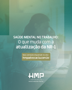 Saúde mental no trabalho: O que muda com a atualização da NR-1